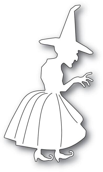 Spellcaster Witch - Halloween Craft Die