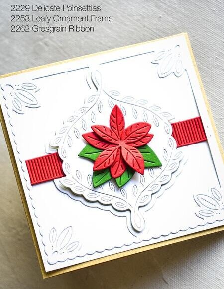 Leafy Ornament Frame - Christmas Craft Die
