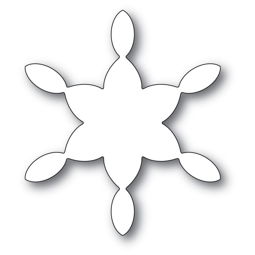Stained Glass Snowflake - Winter Craft Die