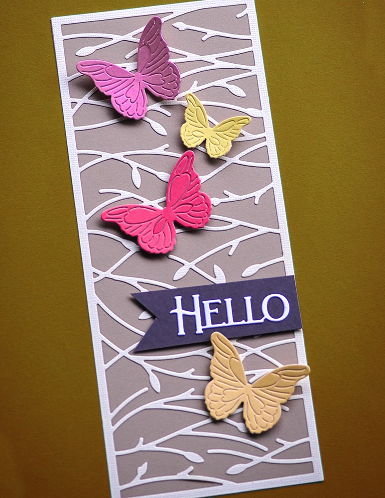 Leafy Vines Slim Plate - Craft Die
