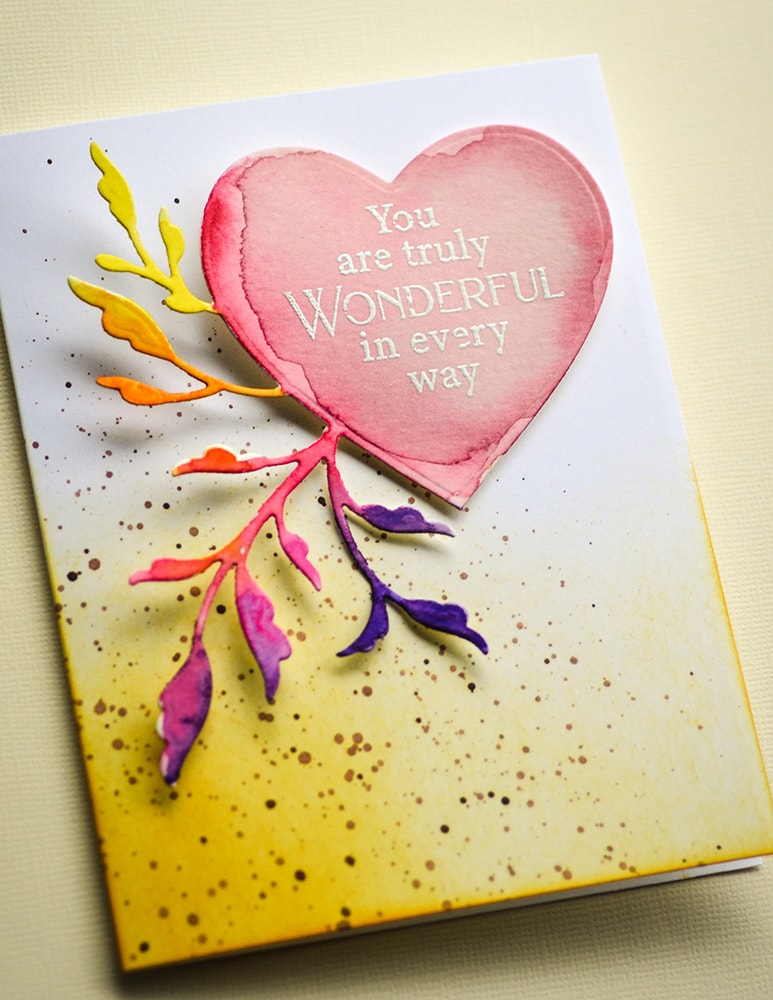 Leaf Flourish Heart - Valentines Craft Die