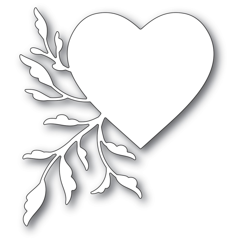 Leaf Flourish Heart - Valentines Craft Die