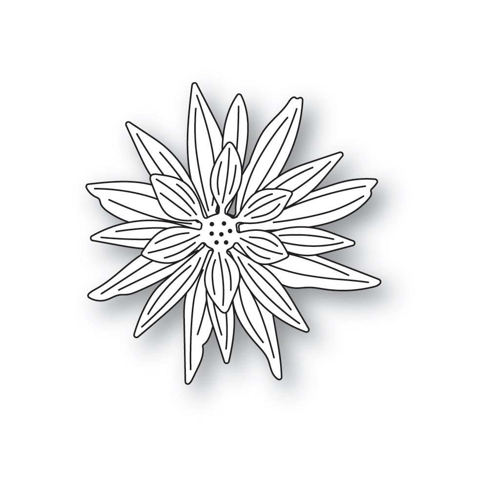 Layered Fringe Flowers - Craft Die