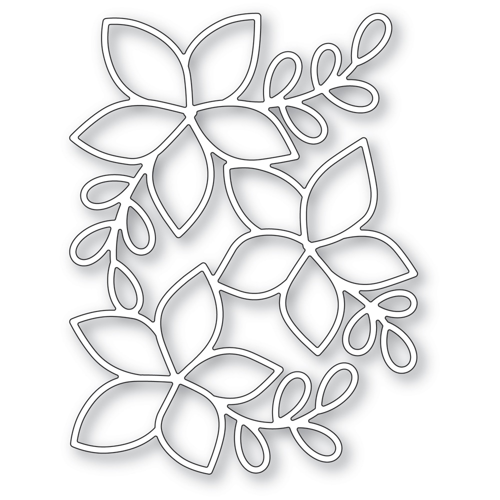 Poinsettia Background - Craft Die