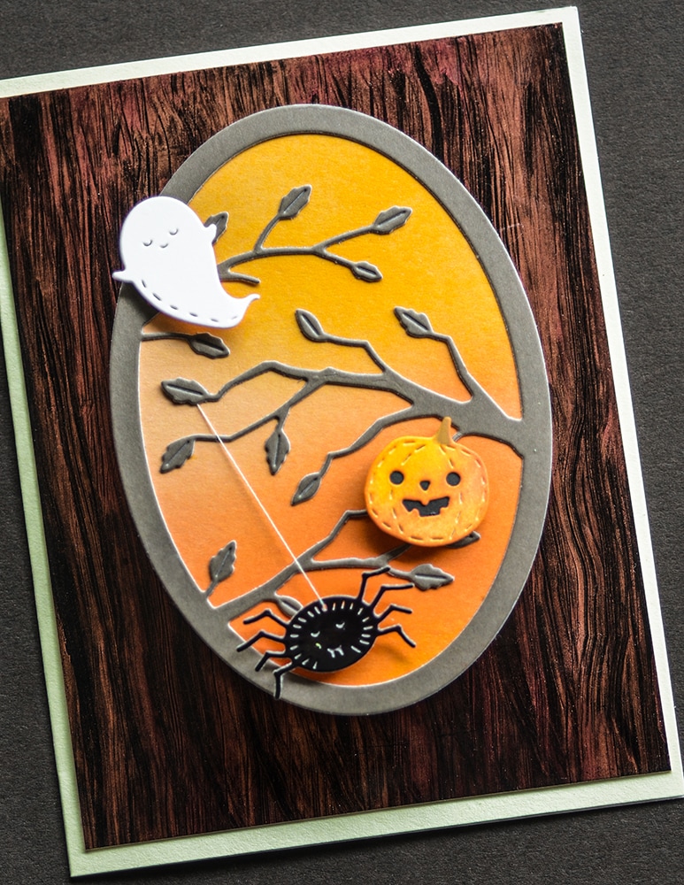 Leafy Branch Oval - Craft Die