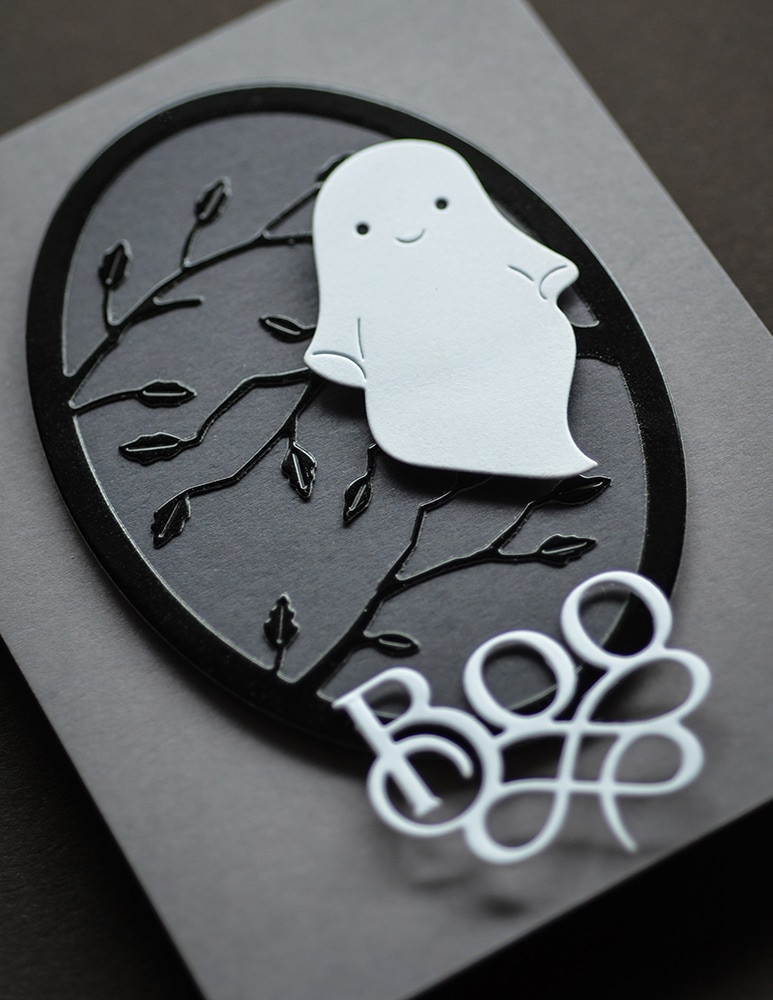 Leafy Branch Oval - Craft Die