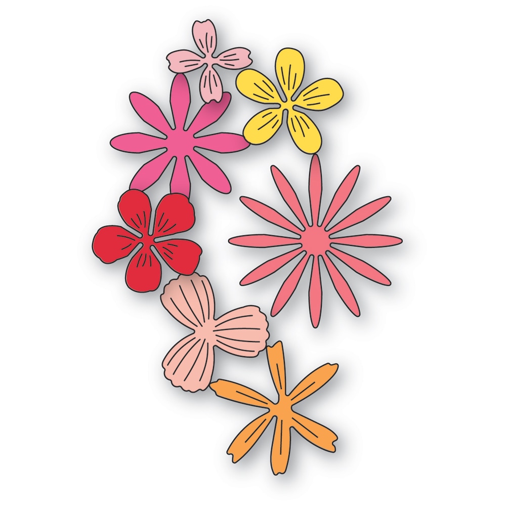 Potpourri Flower Set - Craft Die