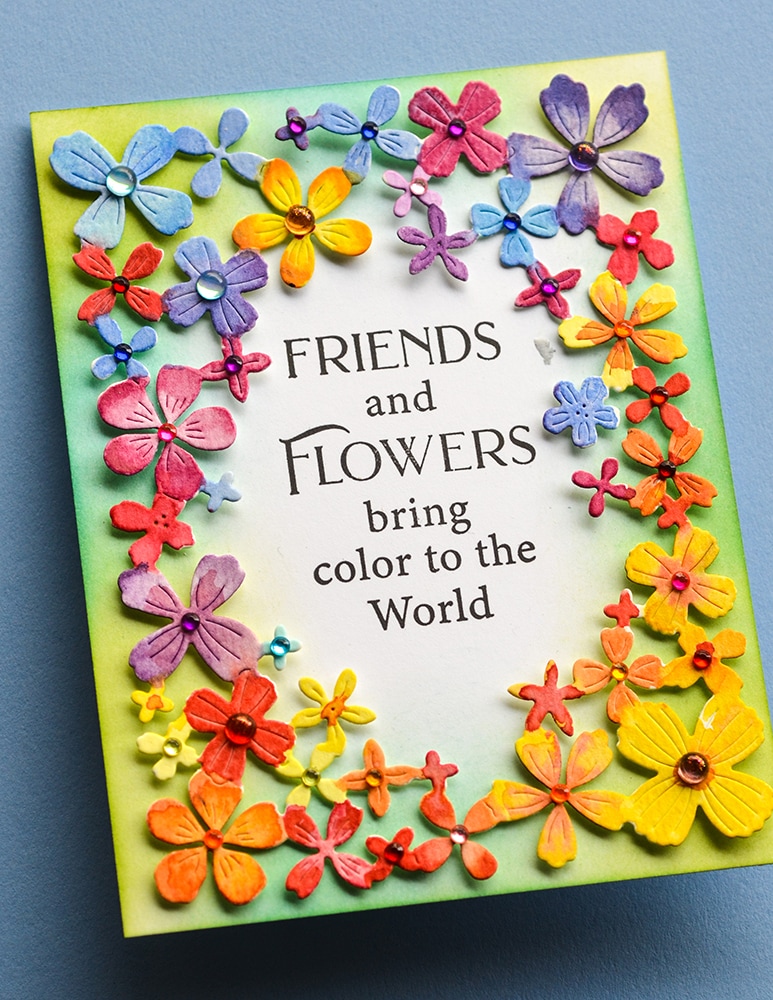 Flower Field Frame - Craft Die