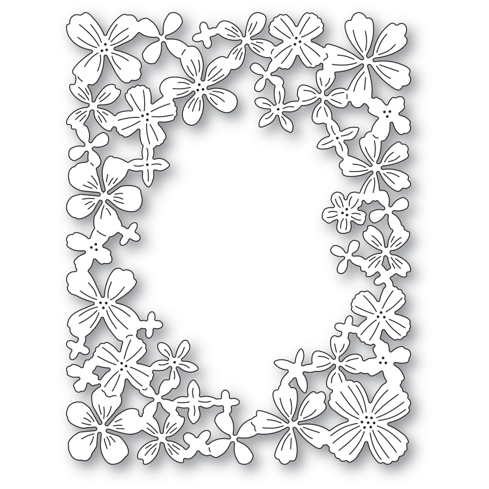 Flower Field Frame - Craft Die