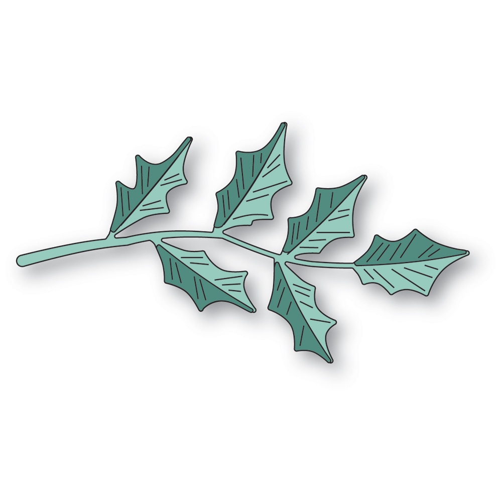 Layered Holly Branch - Craft Die