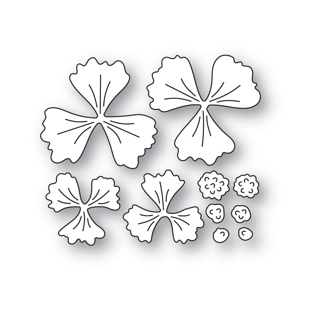 Little Posie Layered Flowers - Craft Die