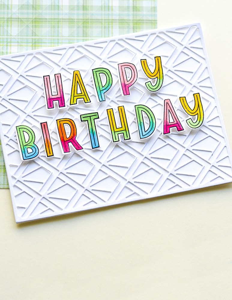 Marzipan Alphabet Outline and Background - Clear Stamp Set