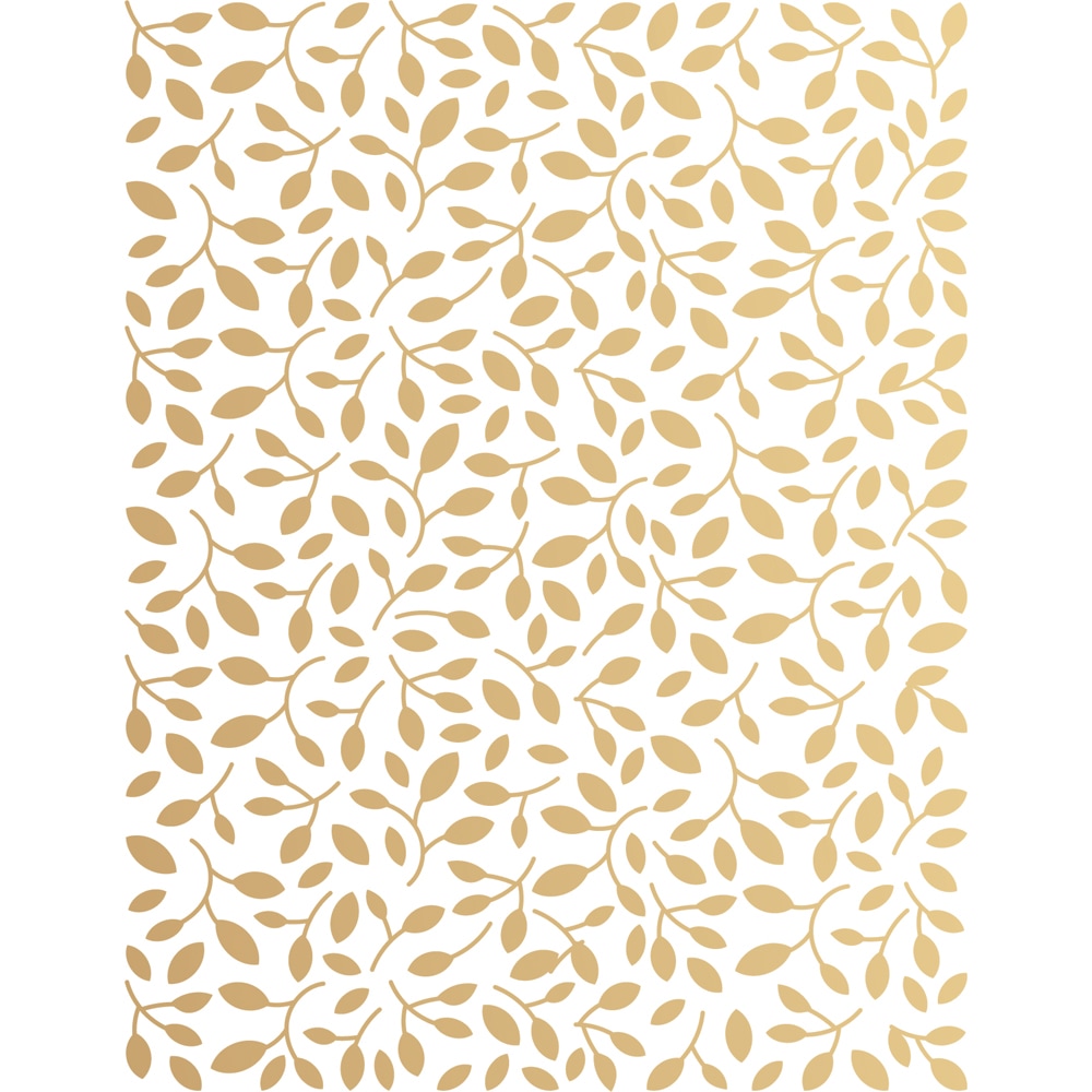 Leaf Tendril - Hot Foil Plate