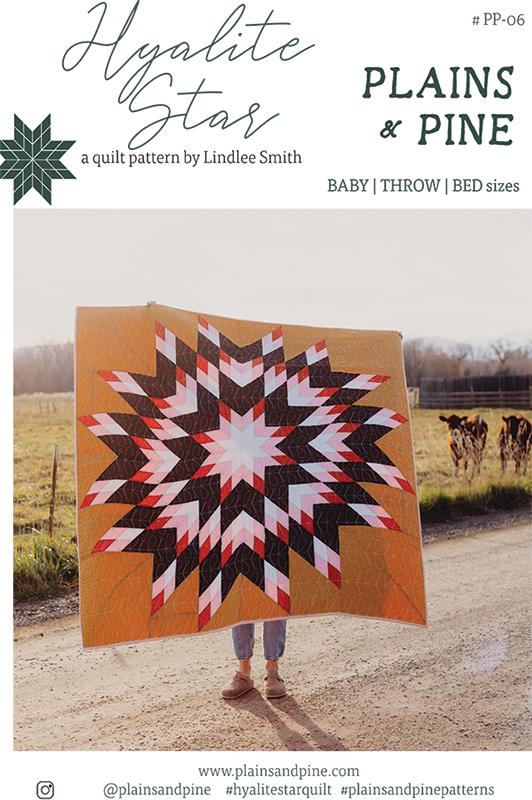 Hyalite Star - Quilt Pattern, zoomed in. Select this picture to zoom back out.