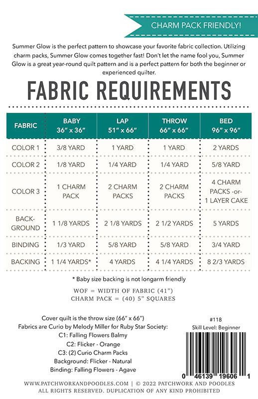 Summer Glow - Quilt Pattern