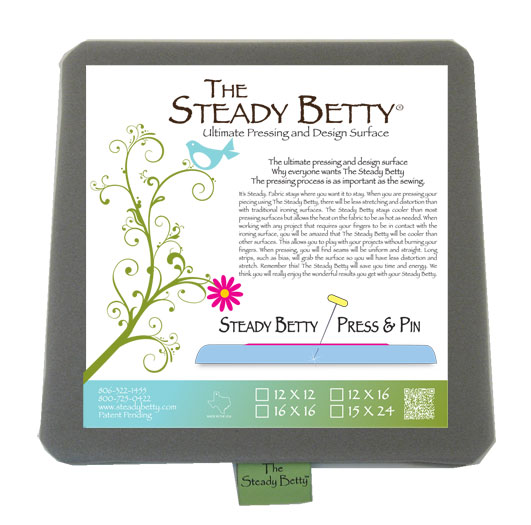 Steady Betty Press & Pin 12"x12"