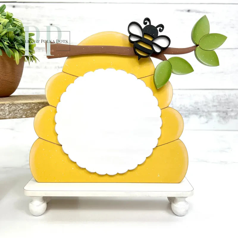 Bee Hive - Unfinished Wood Display Frame