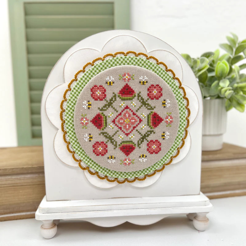 Blossom Backer - Unfinished Embroidery Wood Display Frame