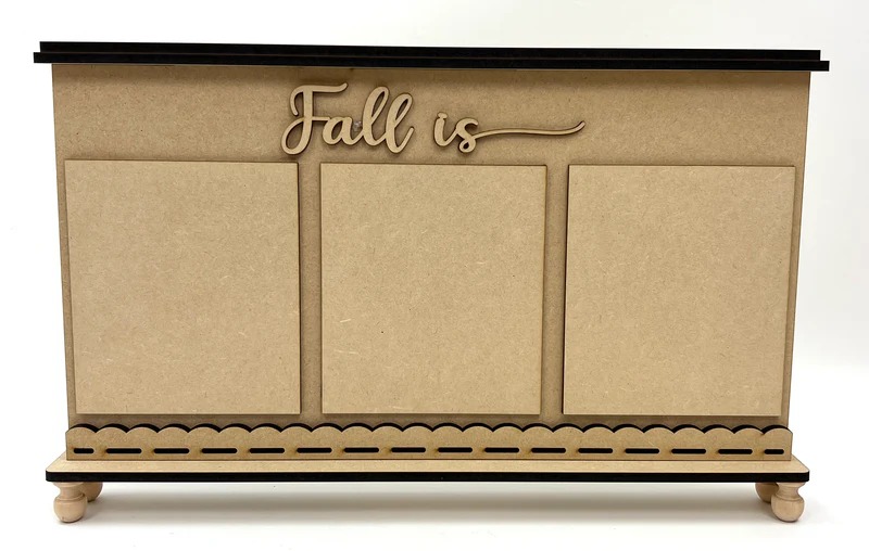 Fall Is... - Unfinished Halloween Wood Display Frame