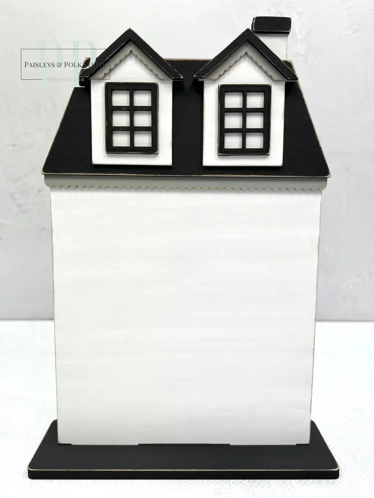 Wood City - House #3 - Unfinished Display Frame
