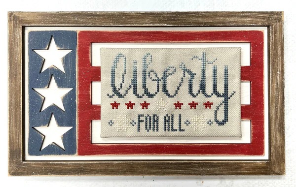 Liberty Frame - Embroidery Wood Display