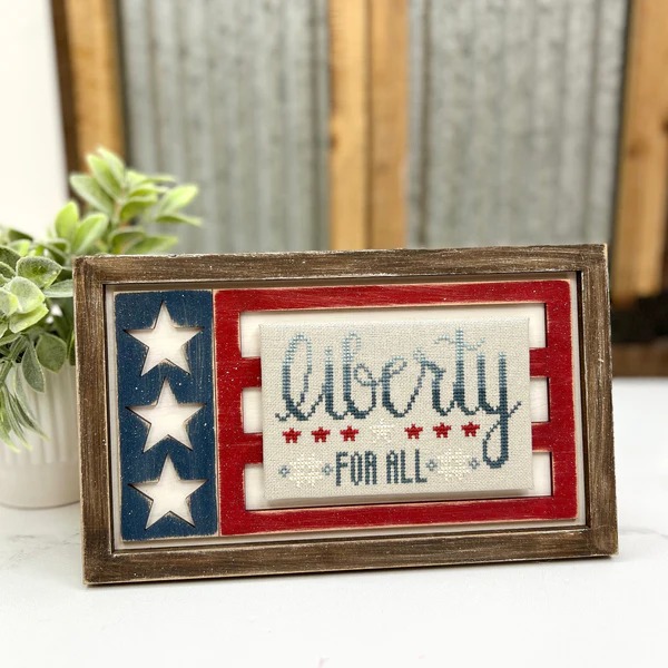 Liberty Frame - Embroidery Wood Display