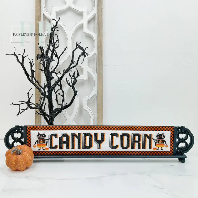Long Scroll Frame - Unfinished Wood Display