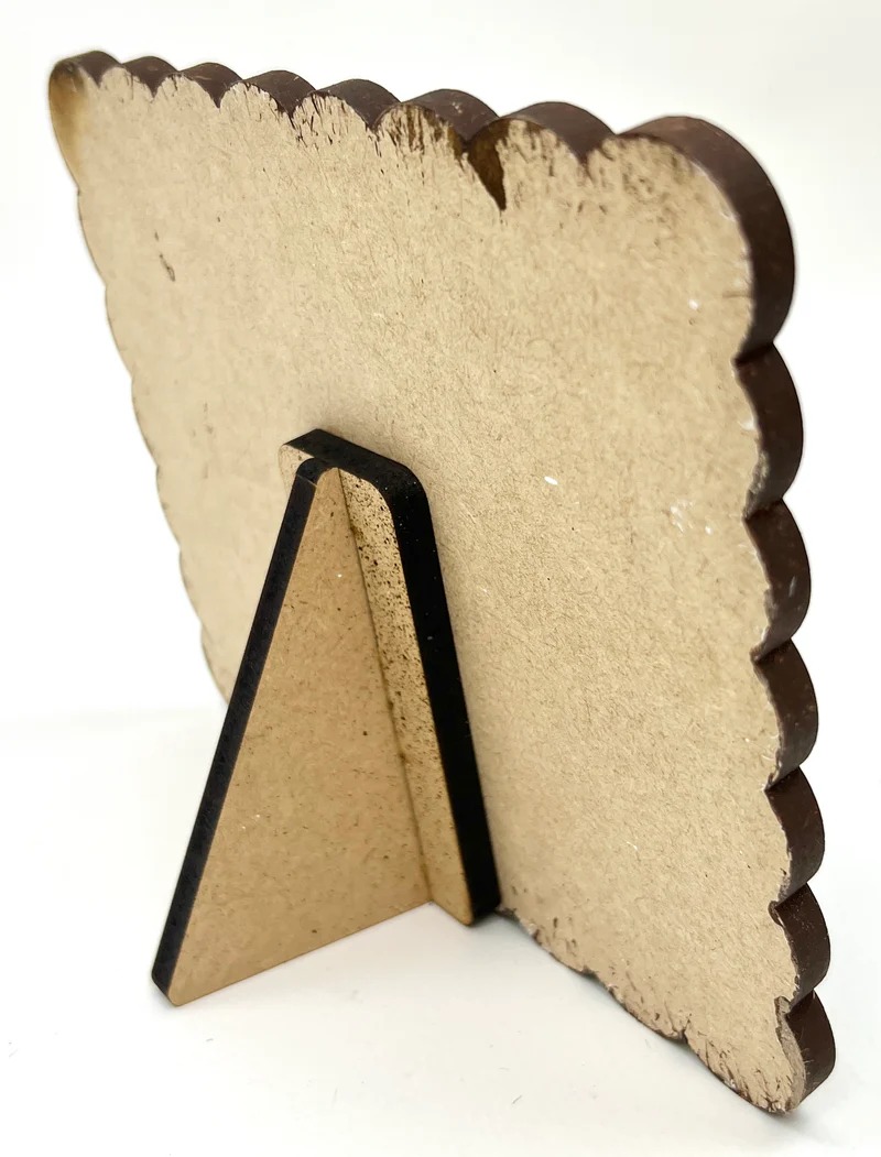 Super Simple Scallop - Embroidery Wood Display Frame