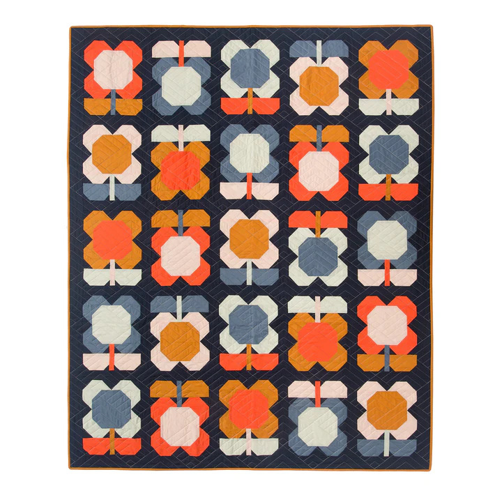Folk Blooms - Quilt Pattern
