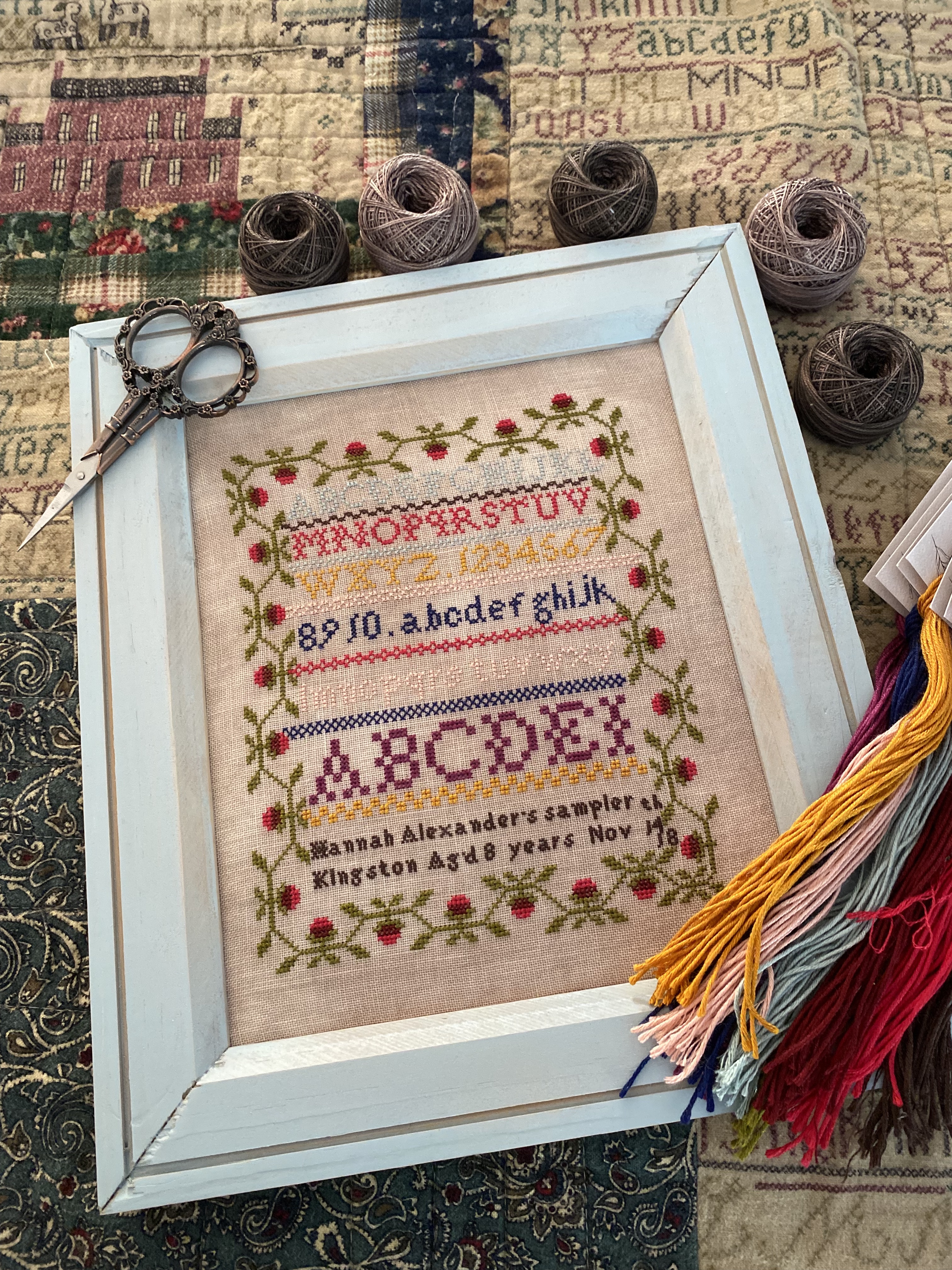Hannah Alexander, A Sweet Little Sampler - Cross Stitch 