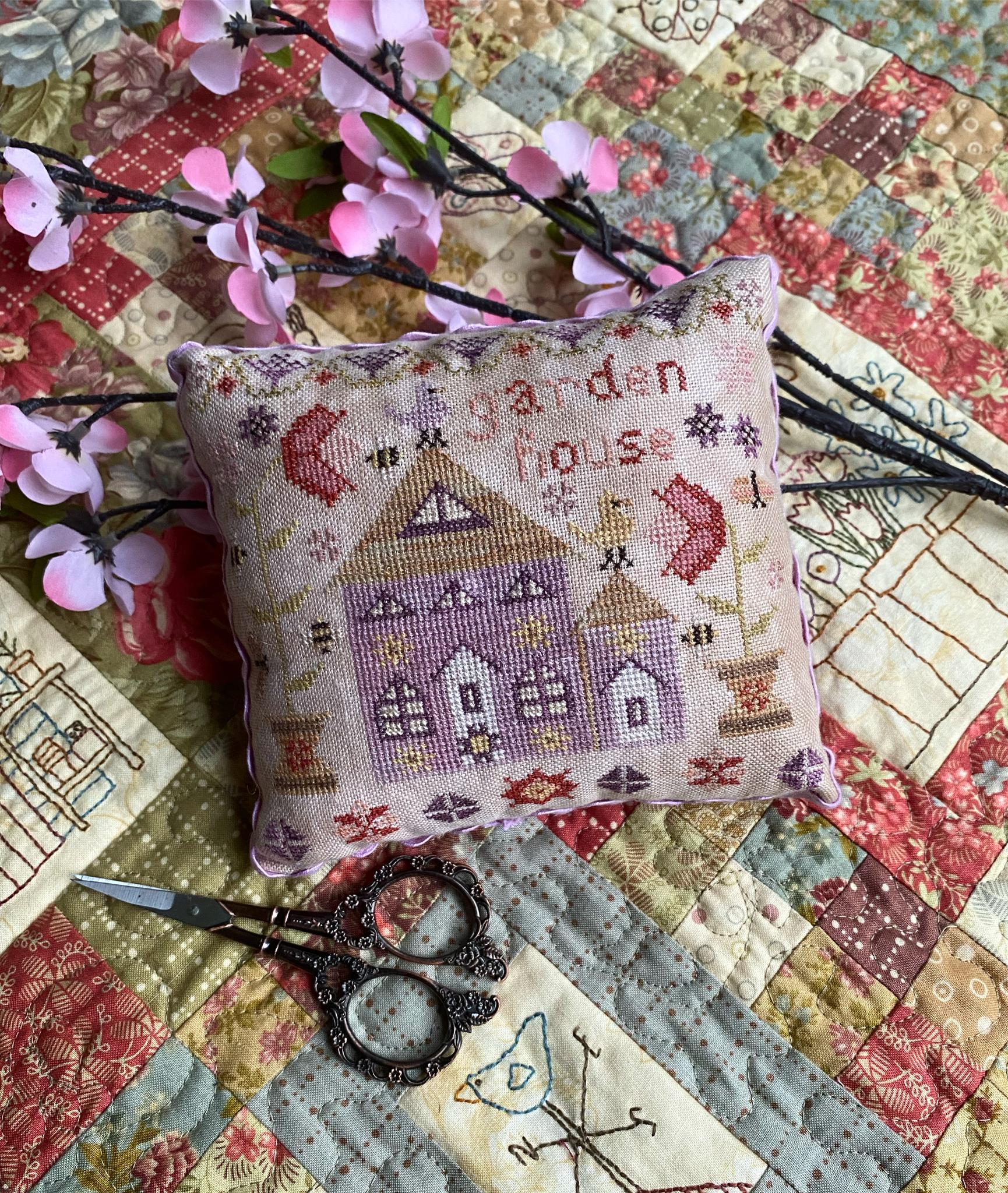 Garden House - Wisteria Lane #9 - Cross Stitch Pattern