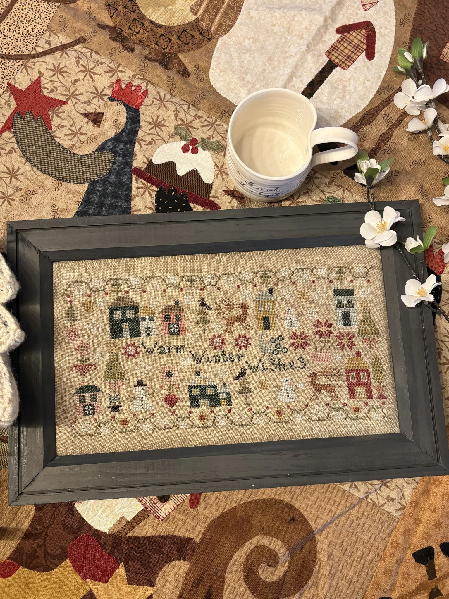 Warm Winter Wishes - Christmas Cross Stitch Pattern