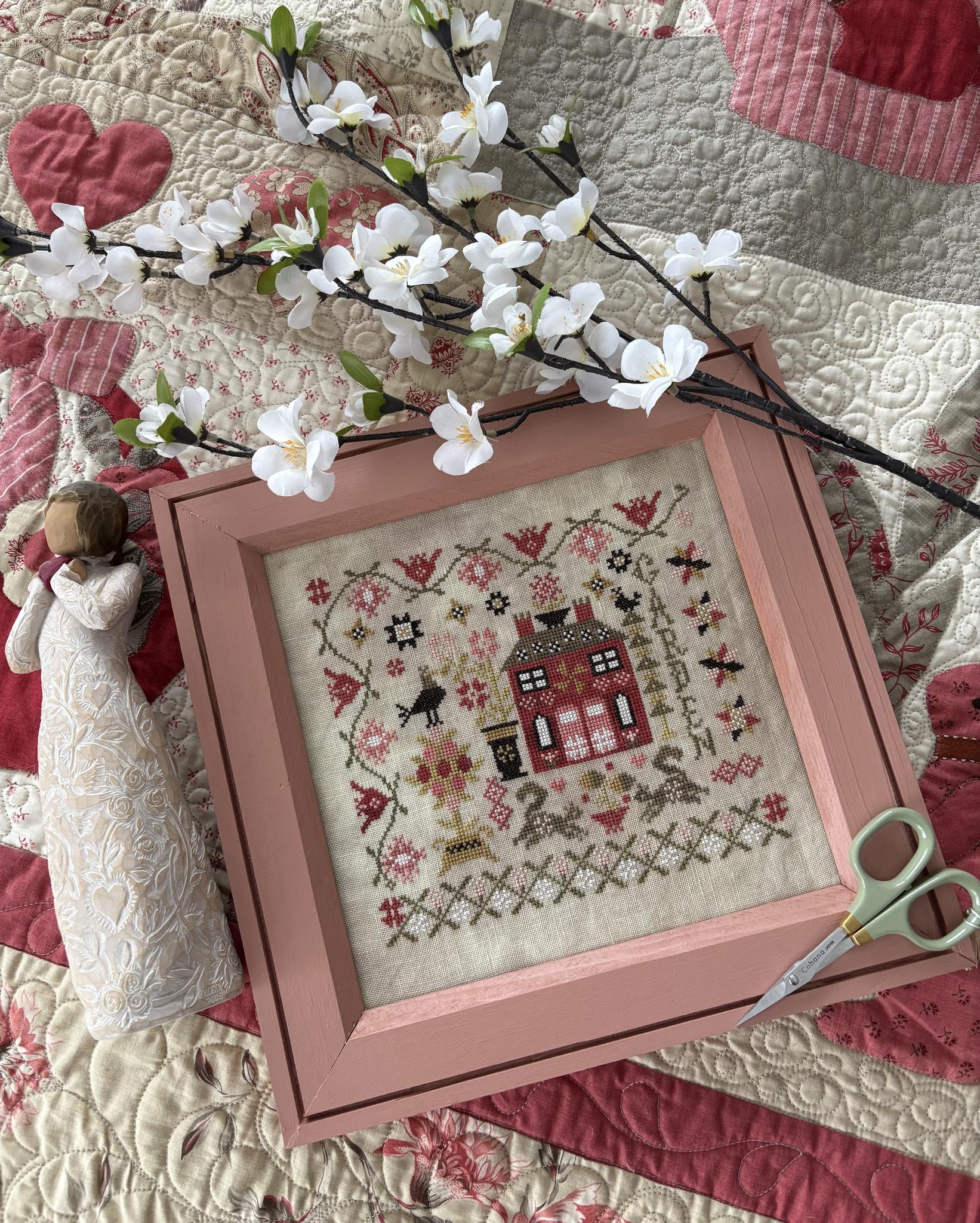 Spring Garden at Cranberry Manor - Cross Stitch Pattern