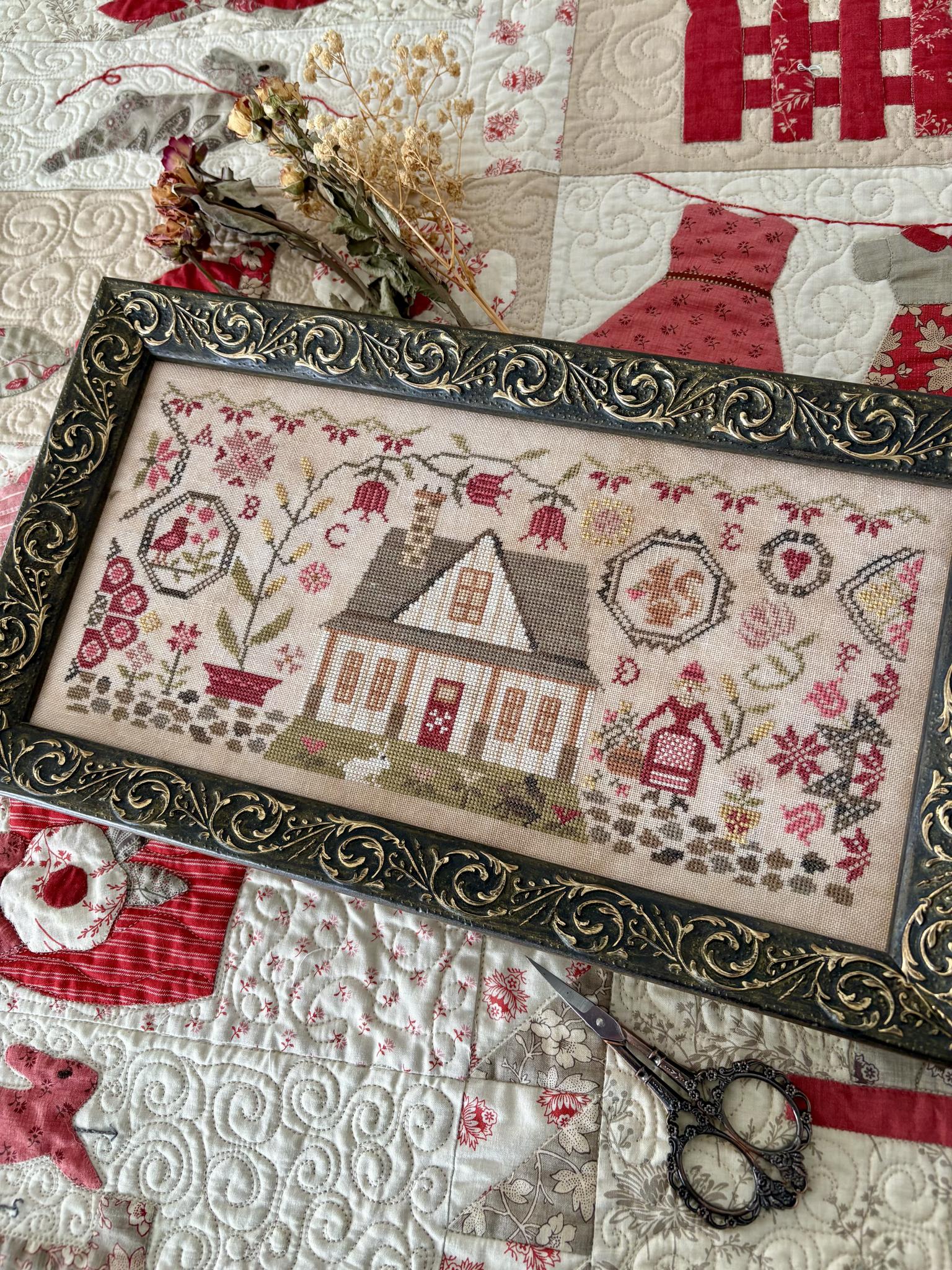 Quaker Farmhouse - Cross Stitch Pattern