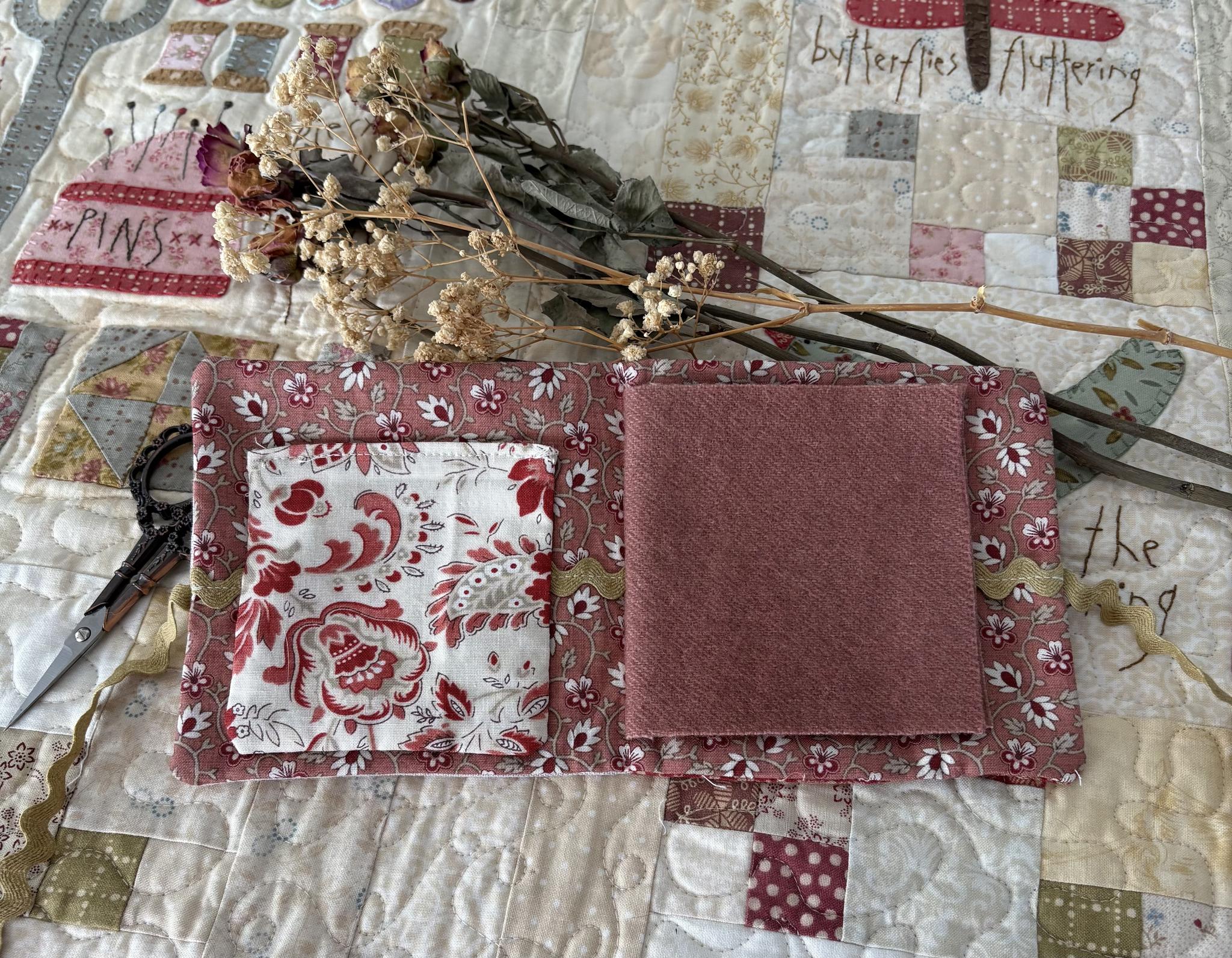 Chocolate Bunnies Needle Book - Easter Cross Stitch Pattern