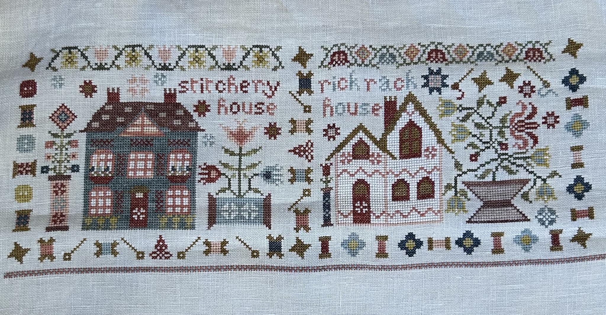 Rick Rack House - Cross Stitch Pattern