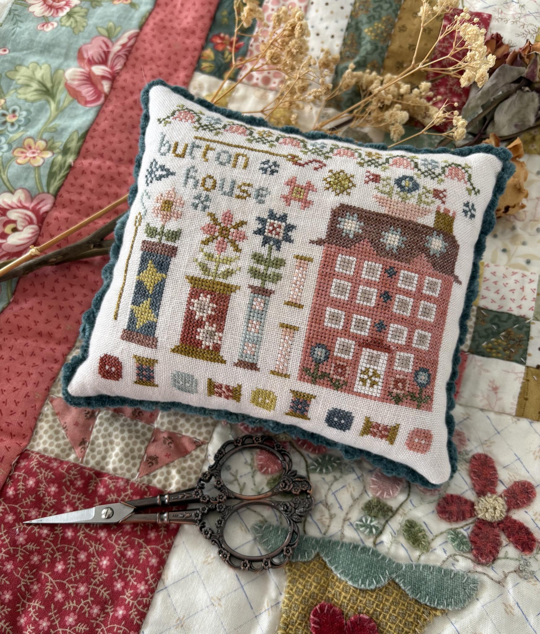 Button House - Cross Stitch Pattern