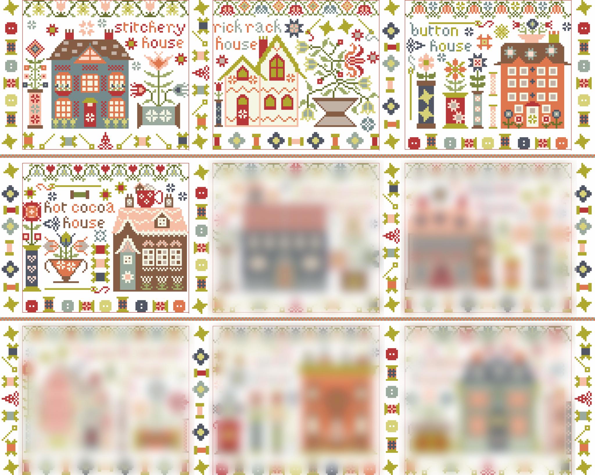 Hot Cocoa House - Cross Stitch Pattern