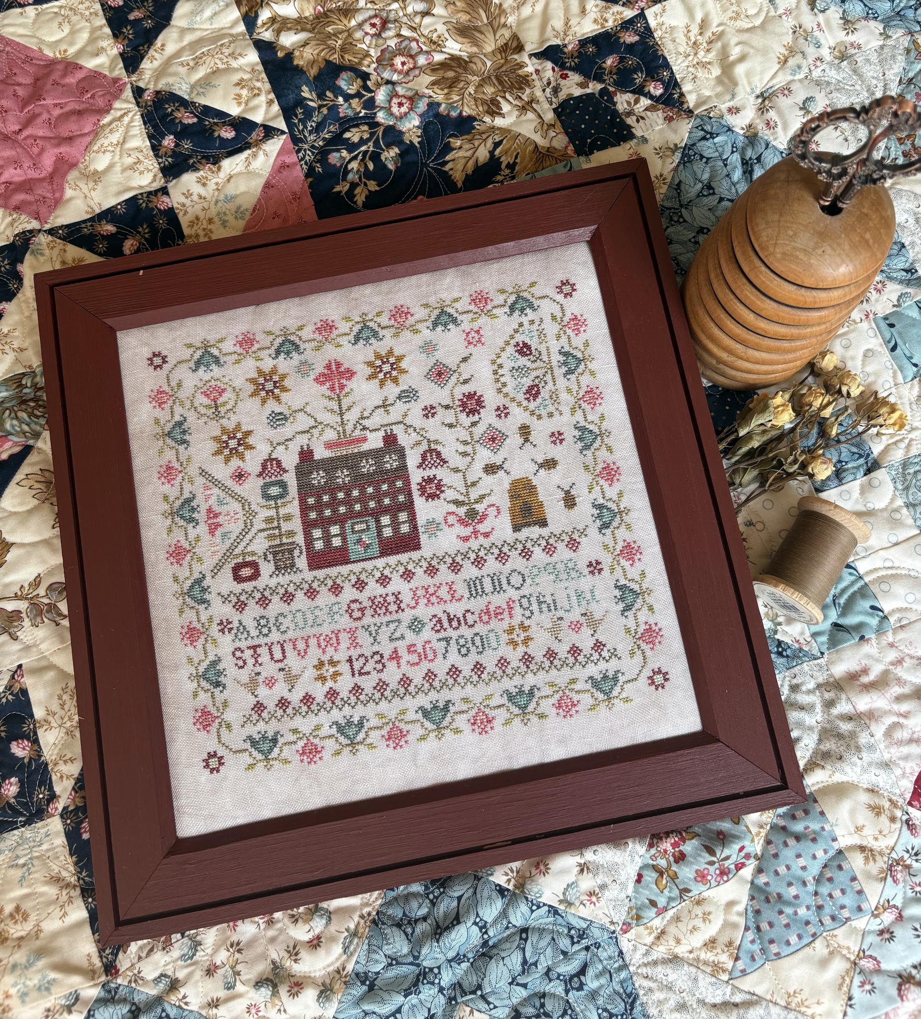 Oh Sweet Summer - Cross Stitch Pattern, zoomed in. Select this picture to zoom back out.