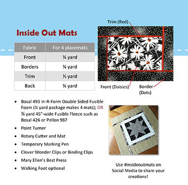 Inside Out Mats - Quilt Pattern