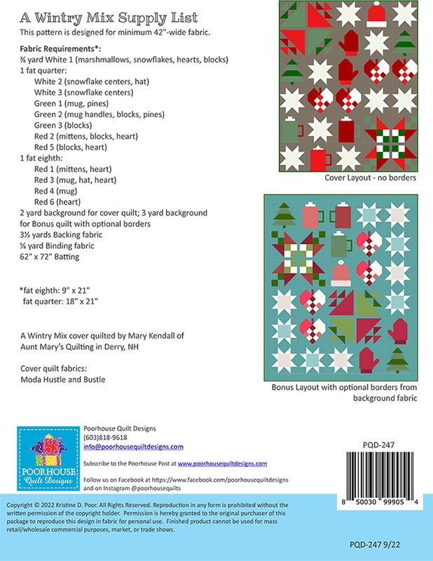 A Wintry Mix - Quilt Pattern