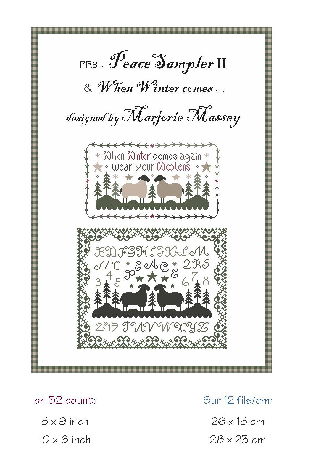 Peace Sampler II & When Winter Comes - Cross Stitch Pattern