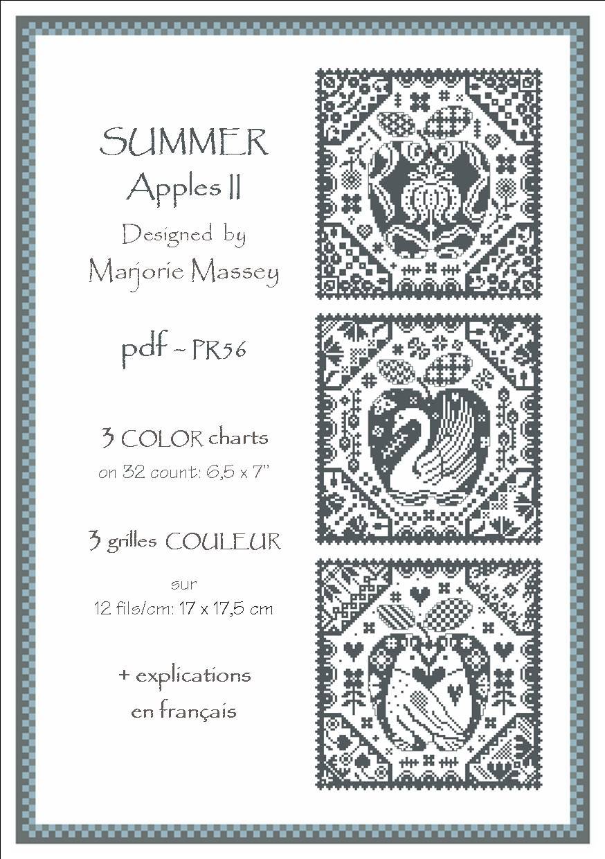 Summer Apples II - Cross Stitch Pattern
