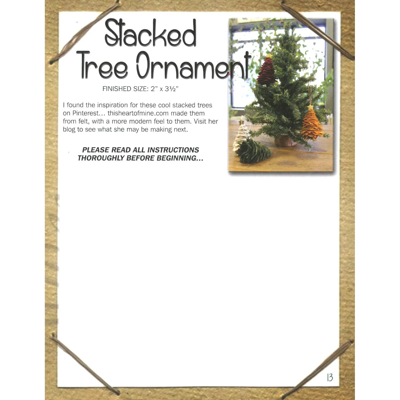 Christmas Gatherings - Craft Book