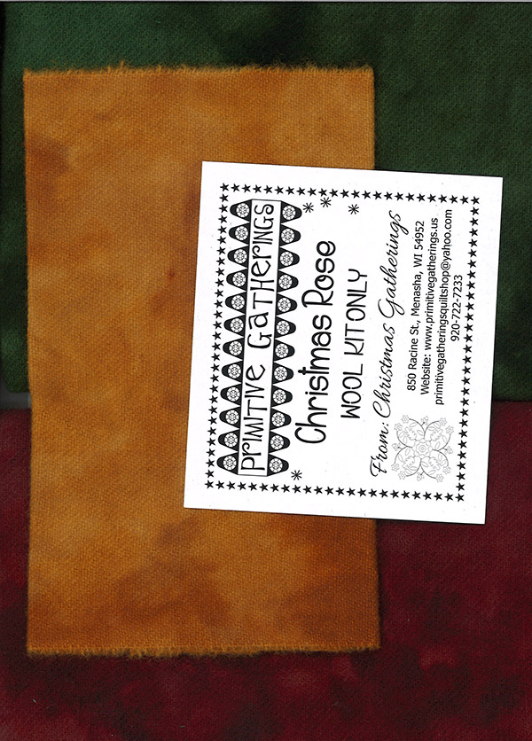 Christmas Rose Wool Kit