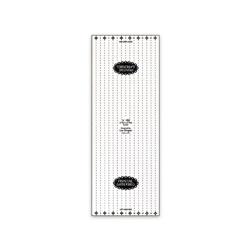 Mini Wool Stem - Quilting Ruler 3" x 8"