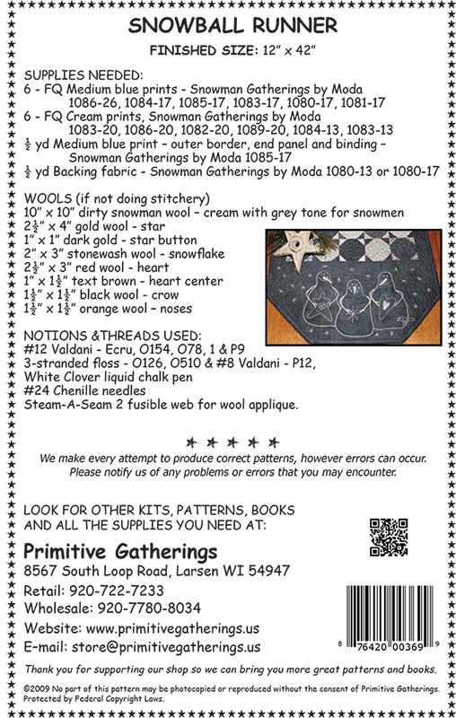 Snowball Runner - Sewing Pattern