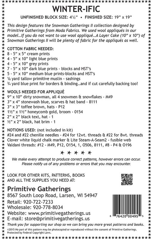 Winter-ific - Quilt Pattern