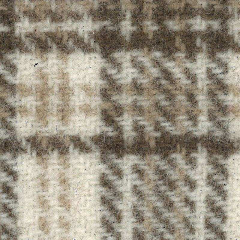 Wool Fat Quarter - Ecru Glens Plaid