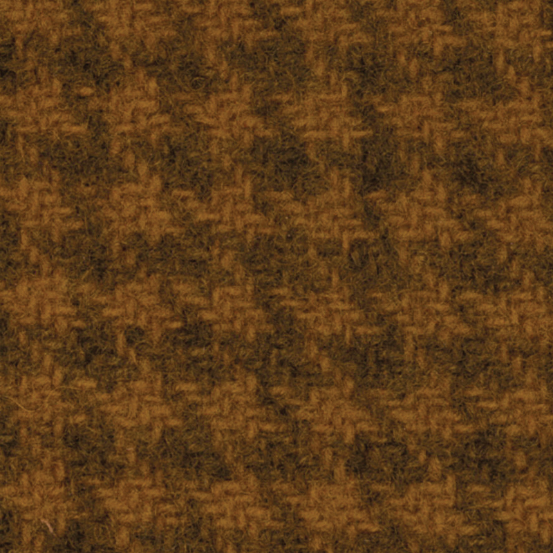 Wool Fat Quarter - Mustard Houndstooth